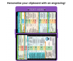 WhiteCoat Clipboard® - Lilac Ovarian/Adnexal Sonography Edition
